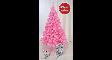 Haushalt 55589 - Rose Kerstboom - 150 cm hoog - Met metalen standaard