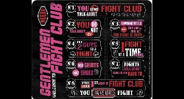 FIGHT CLUB - Fight Club Rules -  Mouse Pad '23x20cm'