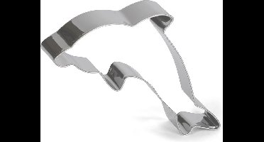 Uitsteekvorm rvs dolfijn 10 cm