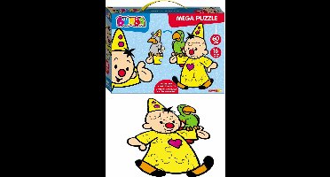 Bumba - Puzzelmat - Mega vloerpuzzel - 16 stukken - 60 cm groot - In een koffertje