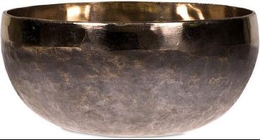 Yogi & Yogini meditation Klankschaal Ishana zwart/goud