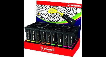 STABILO Shine markeerstift 45 stuk(s) Beitelvormige punt Meerkleurig