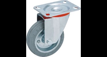 Wurth - Apparaatwiel draaibaar houder, spoorloos, grijs - Apparaatwiel met draaibare houder x 1 st - 130 kg