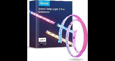 Govee slimme ledstrip 1m RGBIC+WW - uitbreiding voor Strip light Pro