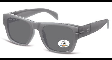 Montana Zonnebril Polarized Glanzend Grijs MP189C