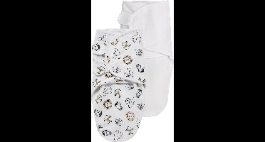 Meyco Baby Animal/Uni swaddlemeyco inbakerdoek - 2-pack - multicolour - 0-3 maanden - 1.0 TOG