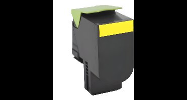 Toner geschikt voor Lexmark 702HC | 1x Geel geschikt voor Lexmark 70C2HK0 - 702HK - 700H1 - 70C2HY0702HM70C2HM0 70C2HC0 - 702HC - 700H2 - 700H3 - 702HY - 700H4 - CS310dn - CS310n - CS310 Series - CS410dn - CS410dtn - CS410n - CS410 Series