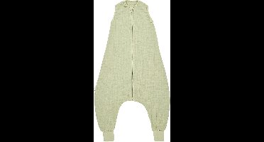 Meyco Baby Uni baby zomer slaapoverall jumper - pre-washed hydrofiel - soft olive - 92cm - 0.5 TOG