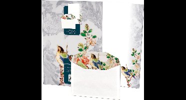 Bekking & Blitz - Briefpapier - 10 vellen briefpapier - Inclusief enveloppen – Kunst – Uniek design – Chinees porselein - Chinese Porcelain - Kasteel De Haar Haarzuilens