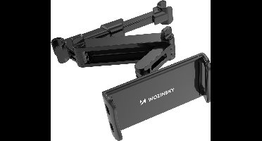Wozinsky - Autohouder geschikt voor tablet en telefoon - Met bevestiging voor hoofdsteun - Zwart