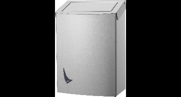 Wings | Afvalbak | Gesloten | Pushdeksel en binnenring | RVS | Inhoud: 20 liter