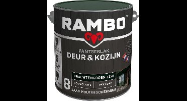 Rambo Pantserlak Deur & Kozijn Hoogglans Dekkend - Goed Reinigbaar - Grachtengroen - 2.5L