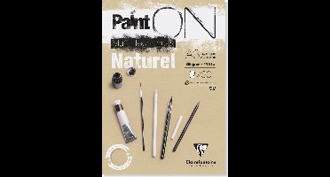 Clairefontaine - Paint ON - Multi-Techniek Pad - Tekenpapier - Schilderpapier -Naturel - A3 - 250 g - 30 vel