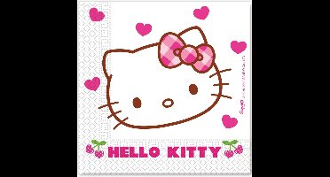 Hello kitty Servetten 33 x 33 cm 20 stuks