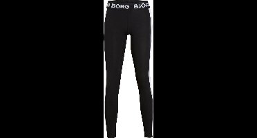 Bjorn Borg LA Stripe dames tight - performance - zwart / wit - maat L