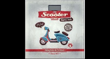 Badwaage Vintage Scooter - Weegschaal - LCD-Display