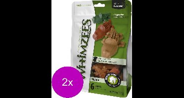 Whimzees Krokodil Large - Hondensnacks - 2 x 6x11.7 cm