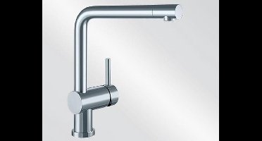 Blanco Linus-F Keukenkraan - Opklapbaar, Chroom, RVS Look