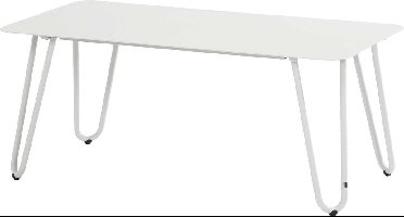 4 Seasons Outdoor Cool lounge tuintafel 110x59x45 cm - wit