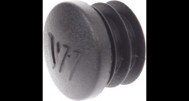 Ergotec Universele Stuurdop 22mm Zwart Per Stuk
