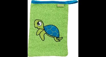 Playshoes washand Schildpad groen