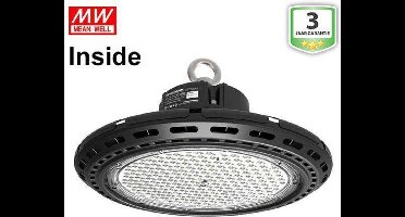 Groenovatie LED Halstraler - 240W - UFO - Waterdicht IP65 - 338x171 mm - MeanWell Inside - Neutraal Wit