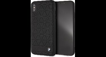 iPhone Xs Max hoesje Hexagon - BMW - Zwart - Leer
