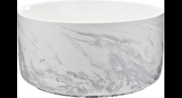 Cosy & Trendy Marble Grey Kom - Ø 20 cm x 9.5 cm - 1L9