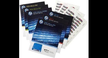 HPE LTO-7 Ultrium - Barcode Label Pack - RW - 100 Datalabels - 10 Cleaning Labels