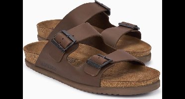 Mephisto NERIO Heren Slipper - Donkerbruin - Maat 45