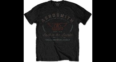 Aerosmith - Back In The Saddle Heren T-shirt - M - Zwart