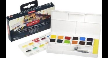 Derwent - Inktense Paint Pan Set 1 with 12 Pans