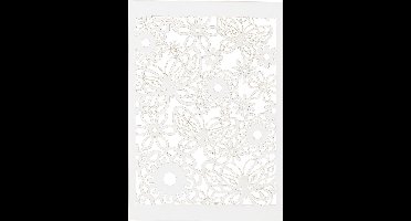 Creotime patroonkarton 10,5 x 14,8 cm 10 stuks wit