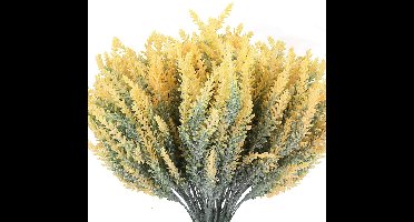 Boraboi ® Kleurrijke Kunstlavendel Bloemenbundel Met Realistische Textuur Voor Diverse Decoratiebehoeften