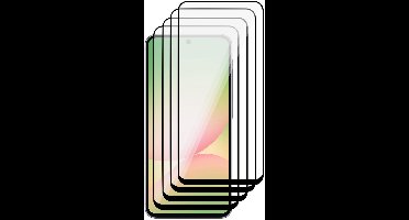 Screenprotector geschikt voor Samsung Galaxy A56 / A36 - 4x Volledig Dekkend Glas Screen Protector