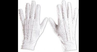 witte handschoenen