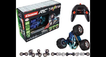 Carrera RC voertuig - RC Turnator Color Flip - Blauw/Groen - 2,4GHz RC Model Kant en Klaar - 1:16