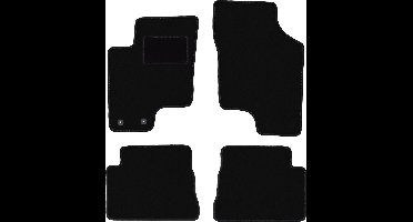 Zwarte veloursmatten voor: Hyundai Getz hatchback (2002-2010)