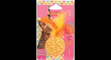 Zolux Elastic Ball Oranje - Ø 4,5 x 11 cm