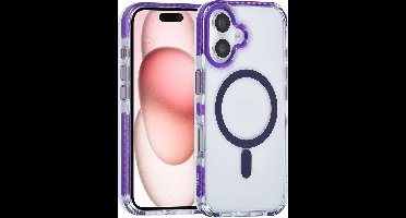 TUNIQ telefoonhoesje voor Apple iPhone 16 - MagSafe backcover - Paars