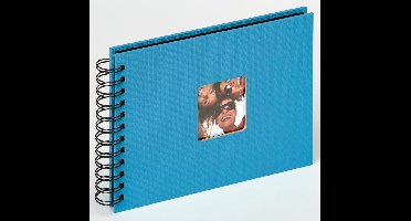 Walther SA-109-U Fun - Spiraal album - Formaat 23 x 17 cm - Oceaanblauw