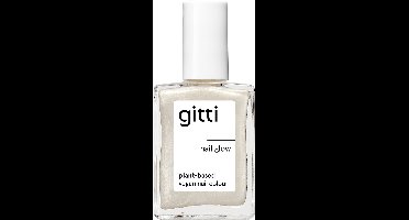 Gitti Nail Glow - nagellak - zacht chroom effect - unieke, sterke vegan formule - natuurlijke look - 23 vrij versterkt de nagels - minimaal 82% natuurlijk - manicure