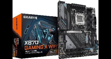 GIGABYTE X870 GAMING X WIFI7 - Moederbord - ATX - Socket AM5 - AMD X870 - DDR5 - USB4 - Wi-Fi 7 - Realtek Audio