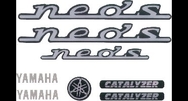 Stickerset Yamaha Neo's zwart 7-delig