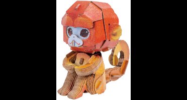MakeBug, 3D Modelbouwpakket, Tiny Serie, Golden Monkey, MB-D-0043, 13x6x9cm