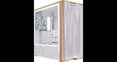 Lian Li Lancool LAN217W computerbehuizing Midi Tower Wit, Hout