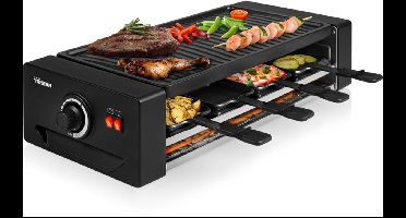 Tristar Gourmetset - RA-2736 - Bakplaat 8 personen - Pizzarette 8 personen - Incl 8 pannetjes - 1300W - PFAS-Vrij