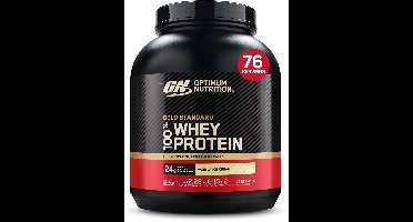 Optimum Nutrition Gold Standard 100% Whey Protein – Vanilla Ice Cream – Proteine Poeder – Eiwitshake – 2280 gram (76 shakes)