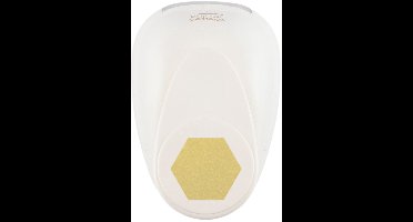 Vaessen Creative Pons - Figuurpons - Hexagon - 3,3 x 3,8 cm