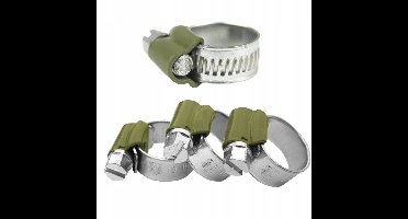 Verstelbare slangklemmen 16-25 mm, 12 mm breed, verzinkt staal (1 stuk)